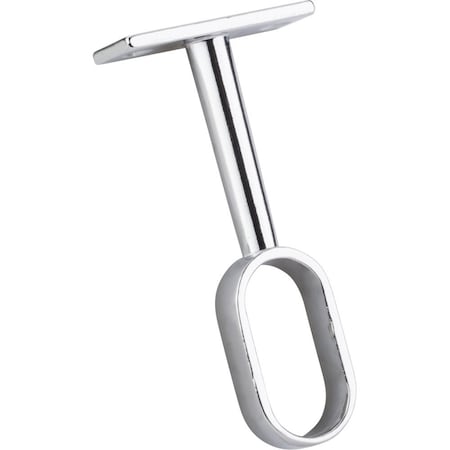 Hardware Resources Chrome Center Support Bracket Oval Closet Rods M7190